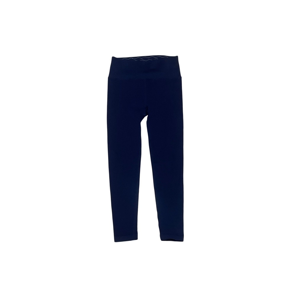 Spiritual Gangster Womens M/L Navy Blue Ribbed Seamless High Waist Leggings NWOT